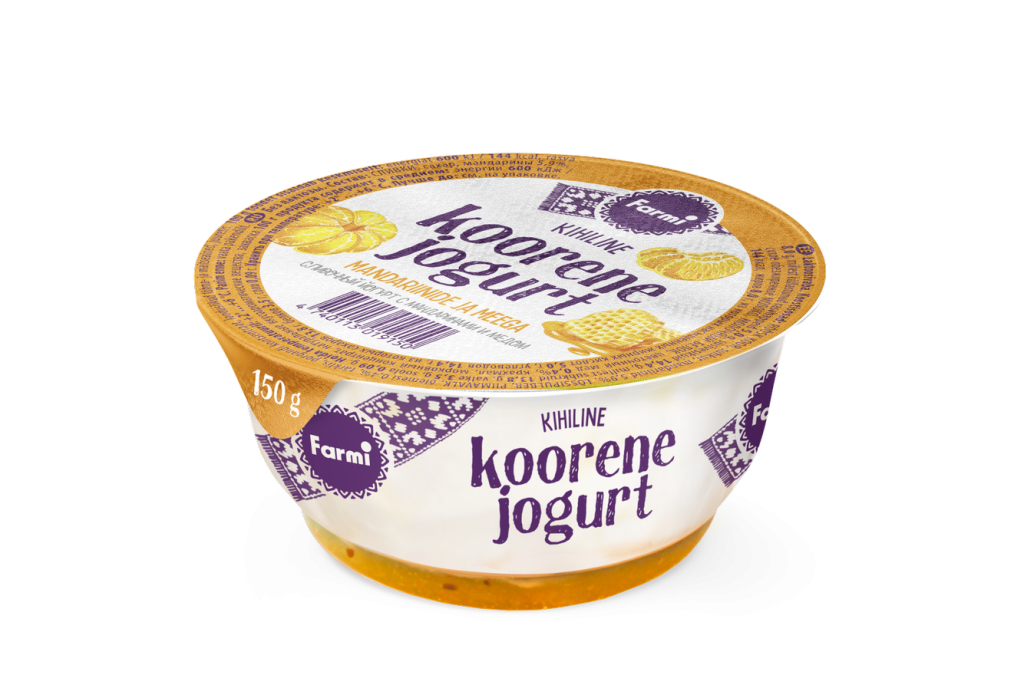 Koorene jogurt mandariinide ja meega