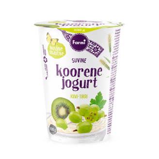 Koorene kiivi-tikri jogurt, 400 g