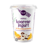Koorene jogurt apelsini ja šokolaaditükkidega