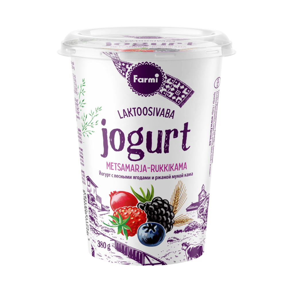 Metsamarja jogurt rukkikamaga