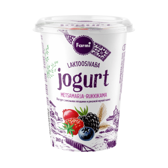 Metsamarja jogurt rukkikamaga