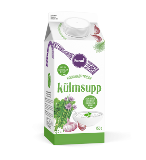 Külmsupp koduaiaürtidega