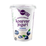 Koorene jogurt mustikatega