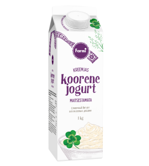 Koorene jogurt maitsestamata
