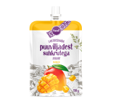 Puuviljadest suhkrutega mangojogurt