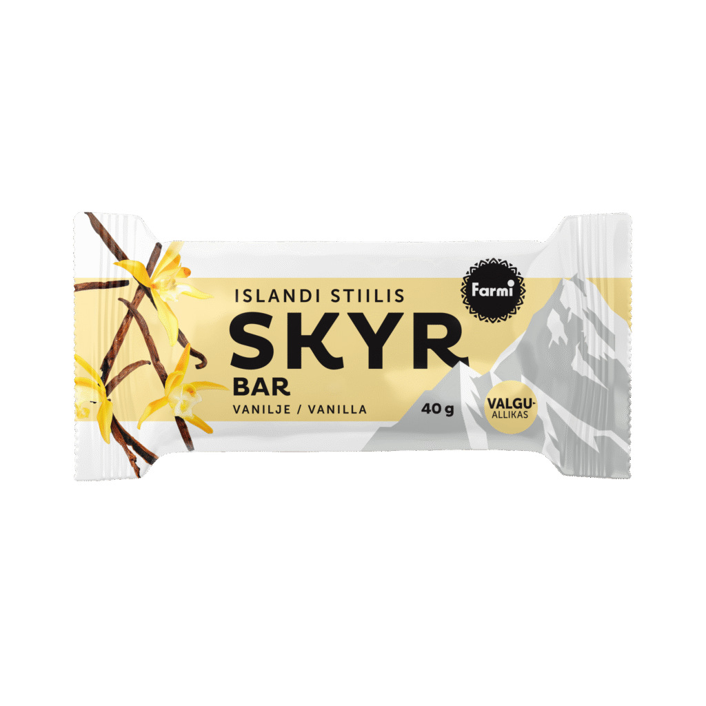 Skyr vanillidessert šokolaadiglasuuris, 40 g